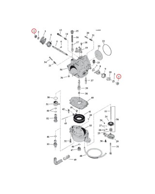 S&S NUT, THROTTLE SHAFT