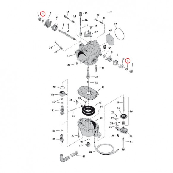 S&S LOCKWASHER, THROTTLE SHAFT