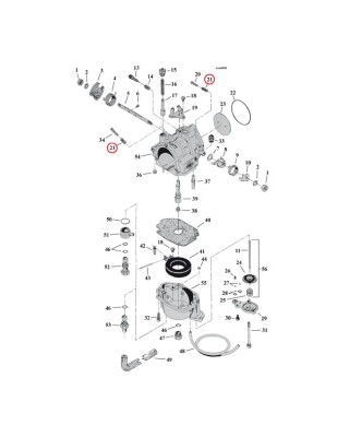 S&S SPRING, PUMP ADJ.&IDLE SPEEDSCREW