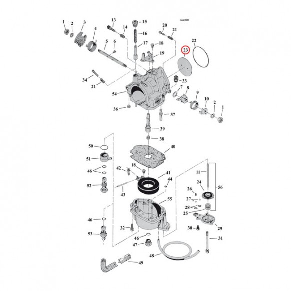 S&S THROTTLE PLATE, G CARB