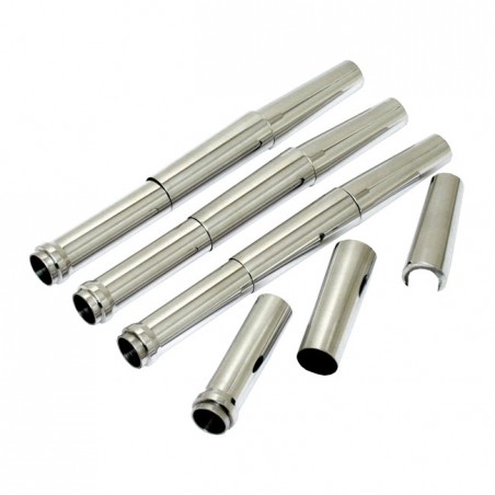 jims - Billet alu pushrod covers, polished - JIMS