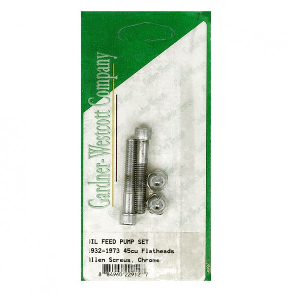 gardner-wescott - Gw oil feed pump screw set - GARDNER-WESTCOTT