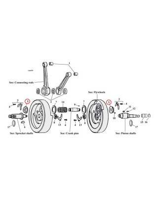 jims - Crankpin nuts - JIMS