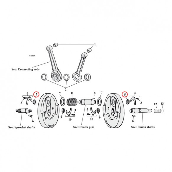 jims - Crank pin nut - JIMS