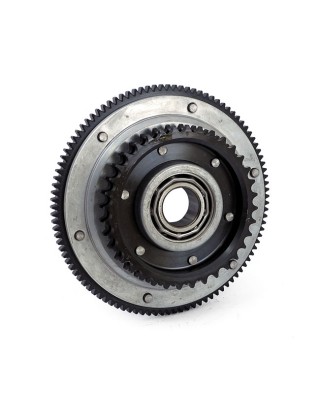 CLUTCH SHELL & SPROCKET 98-06 B.T. (EXCL. 2006 DYNA)(NU)