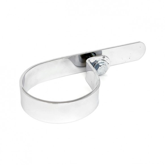 Paughco muffler P-clamp 3" chrome Universal