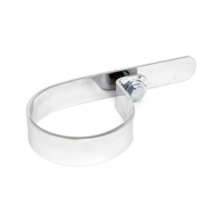 Paughco muffler P-clamp 3" chrome Universal