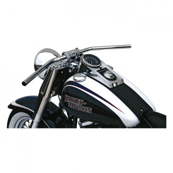TRW 1" Dragbar long handlebar chrome ABE 82-20 H-D (excl. 08-20 e-throttle 88-11 Springers)