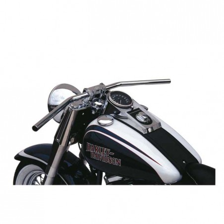TRW 1" Dragbar medium long handlebar chrome ABE 82-20 H-D (excl. 08-20 e-throttle 88-11 Springers)