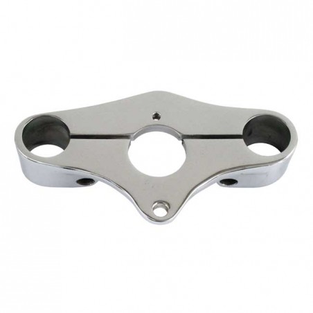 samwel - Potence de riser de fourche Springer déporté - Pour réf. 981458 & 981459 - Chrome - SAMWEL