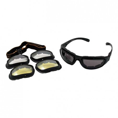 helly - Lunettes de soleil Eagle avec verres interchangeables - Noir - HELLY