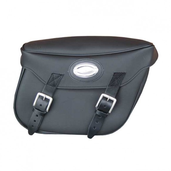 long ride - Sacoches cavalières Smooth CIL135 - 15L - 37 x 25 x 16 cm - Cuir synthétique - Noir - LONGRIDE