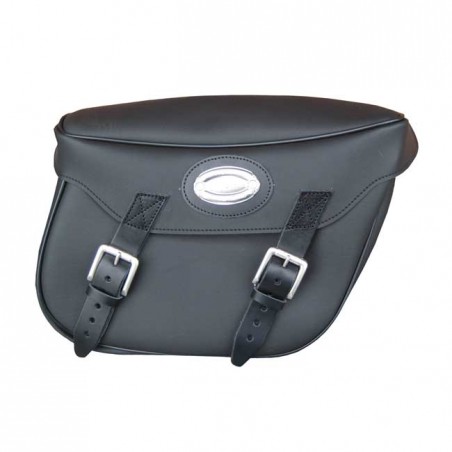 long ride - Sacoches cavalières Smooth CIL135 - 15L - 37 x 25 x 16 cm - Cuir synthétique - Noir - LONGRIDE