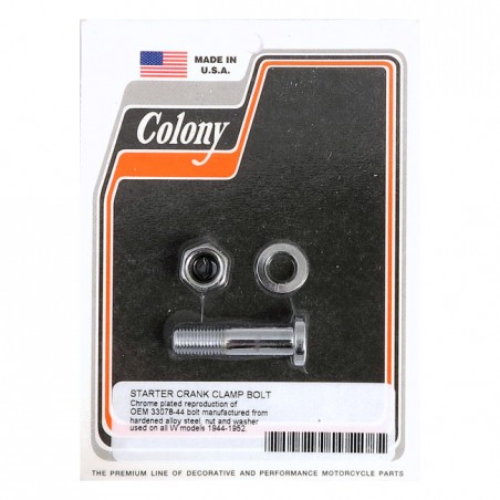 colony - Kit de montage de levier de kick - Harley-Davidson WL, G & WLA de 1944 à 1964 - Chrome - COLONY