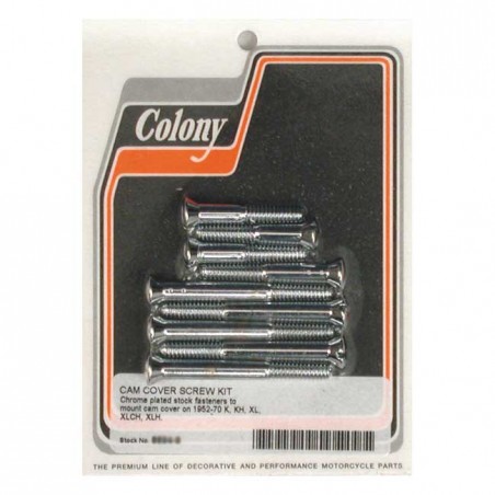 colony - Kit de montage de carter de distribution - Harley-Davidson Sportster XL de 1954 à 1970 - Chrome - COLONY