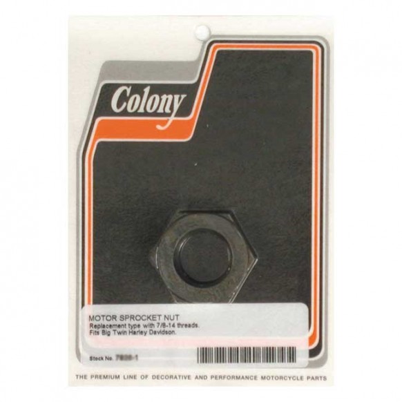 COLONY MOTOR SPROCKET NUT 55-E70 FL(NU)