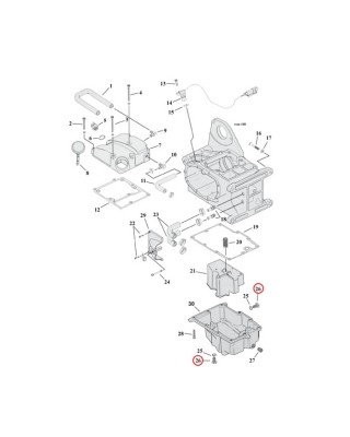 COLONY OIL DRAIN PLUG, MAGNETIC 00-17 Softail(1): oil tank 00-17 Softail(1): transm. 18-20 Softail(2) 01-17 Dyna(2) 01-20 FLT/T