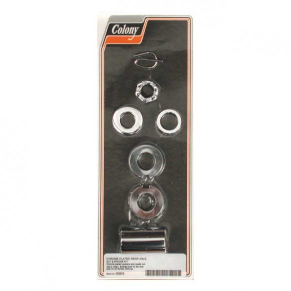 COLONY AXLE SPACER KIT REAR, SMOOTH 00-06 SOFTAIL