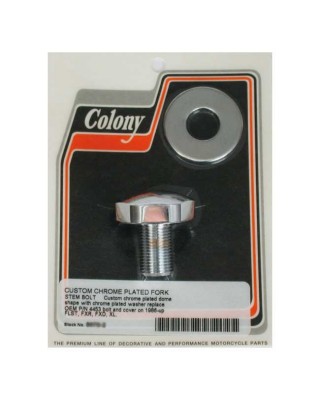 colony - Vis de colonne de direction - Harley Davidson FX, FLST & Sportster XL de 1987 à 2017 - Chrome - COLONY
