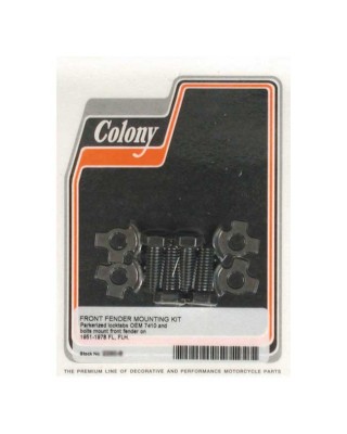 COLONY FRONT FENDER MOUNT KIT 51-78 FL, FLH(NU)