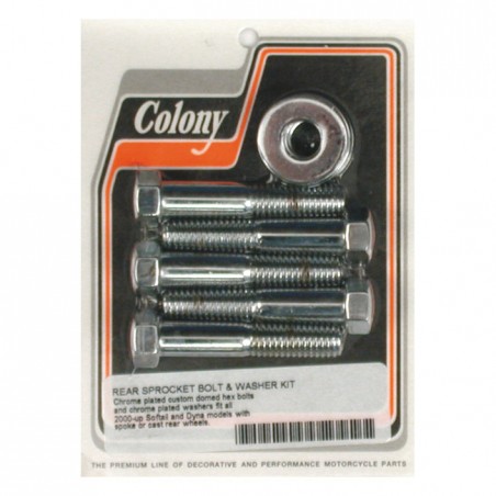 COLONY SPROCKET BOLT KIT 00-05(NU)SOFTAIL 00-05(NU)DYNA