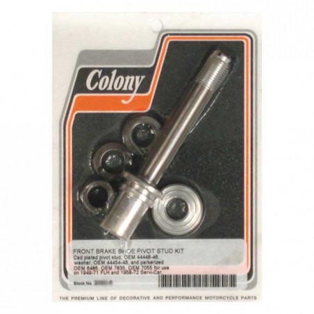 COLONY BRAKE PIVOT STUD DRUM BRAKE 49-71 FL 58-71 45" SERVI-CAR(NU)