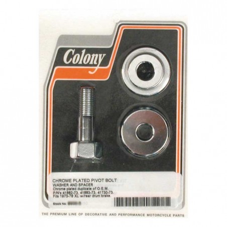 COLONY BRAKE ANCHOR PIVOT BOLT KIT 73-78 XL(NU)