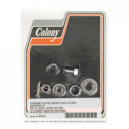 colony - Kit de montage de carter de chaine - Harley-Davidson 45" SV de 1936 à 1975 - Chrome - COLONY