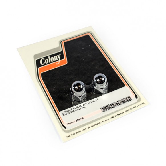 colony - Écrous borgnes - 7/16"-2 - Chrome - COLONY