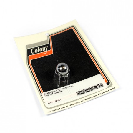 colony - Écrous borgnes - 1/2"-20 - Chrome - COLONY
