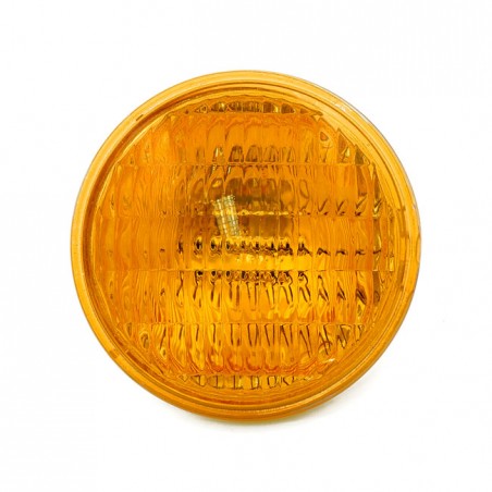 mcs - Optique scellé de feux additionnels - 4.5" de diamètre - 12V - 35W - Ambre - Rainuré - MCS