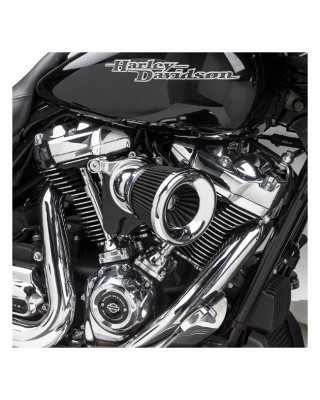 Arlen Ness Velocity 65° air cleaner kit chrome Delphi inj.: 01-15 Softail 04-17 Dyna (excl. 2017 FXDLS) 02-07 FLT/Touring (NU)