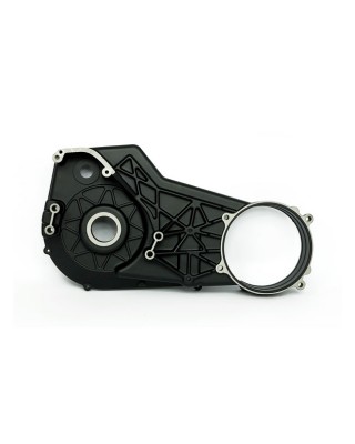 mcs - Carter primaire interne - Harley-Davidson Softail de 1989 à 1993 - Noir Wrinkle - MCS