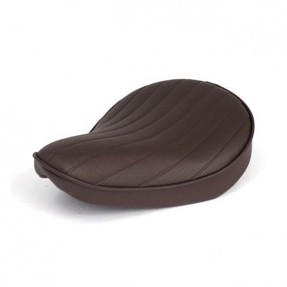 mcs - Selle Solo Fitzz Custom - 10" de large - Marron clouté - MCS