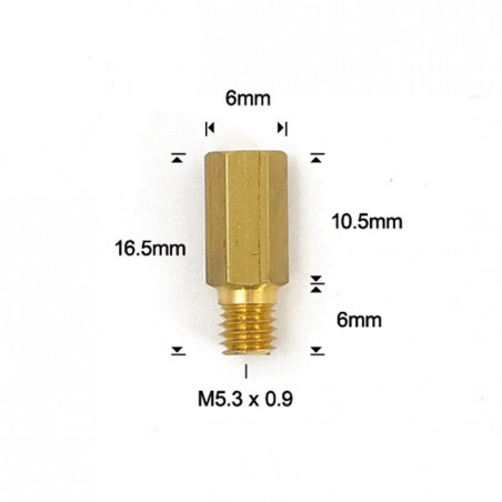 paughco - Colliers de guidon Tapered - Pour guidon de 1" de diamètre avec accélérateur interne - Chrome - PAUGHCO
