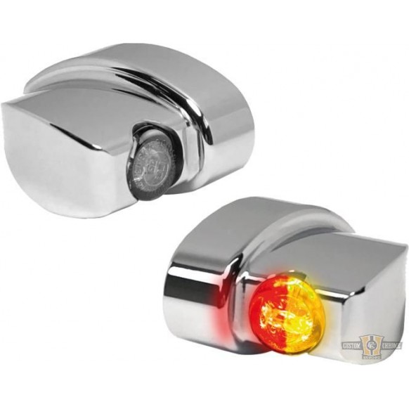 Clignotants 3 en 1, Nano Chrome, HeinzBikes