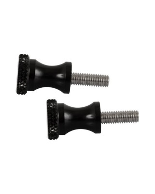 Motone, short quick release seat bolts. 28mm, black