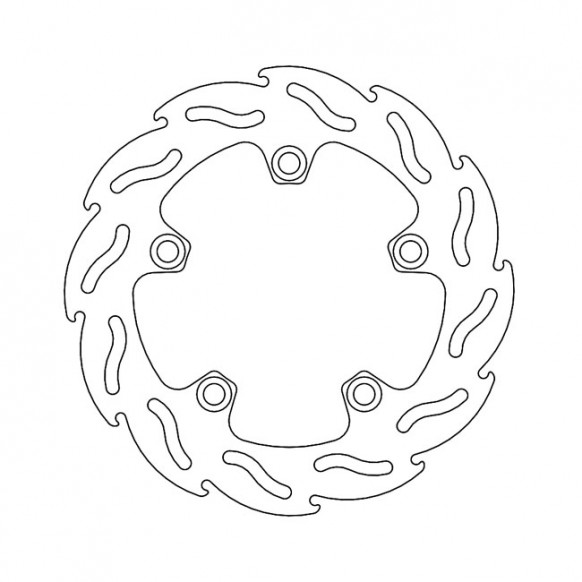 Moto-Master Flame series brake rotor TUV appr.