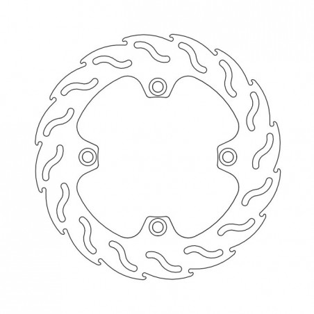 Moto-Master Flame series brake rotor TUV appr.