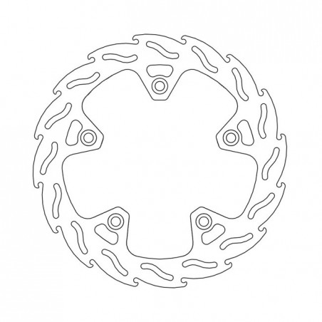 Moto-Master Flame series brake rotor TUV appr.