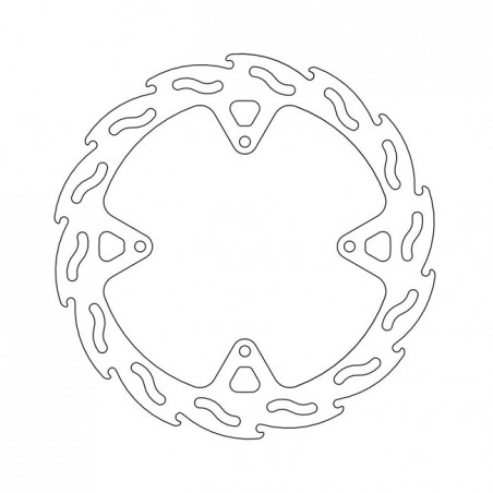 Moto-Master Flame series brake rotor TUV appr.