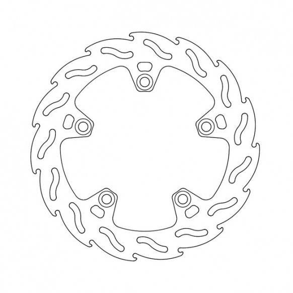 Moto-Master Flame series brake rotor TUV appr.