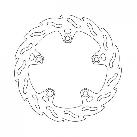 Moto-Master Flame series brake rotor TUV appr.