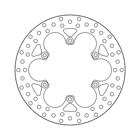 Moto-Master Halo series fixed brake rotor TUV appr.