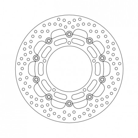 Moto-Master Halo series floating brake rotor TUV appr.