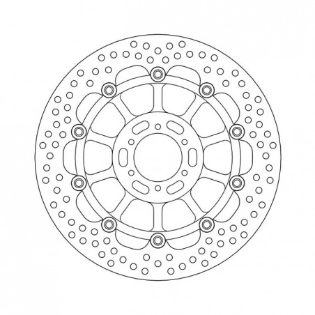 Moto-Master Halo series floating brake rotor TUV appr.
