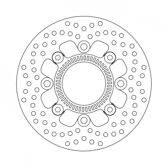 Moto-Master Halo series brake rotor TUV appr.