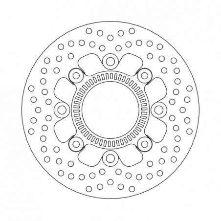 Moto-Master Halo series brake rotor TUV appr.
