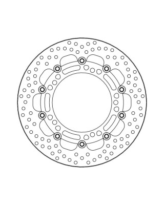 Moto-Master Halo series floating brake rotor TUV appr.