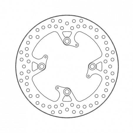 Moto-Master Halo series brake rotor TUV appr.